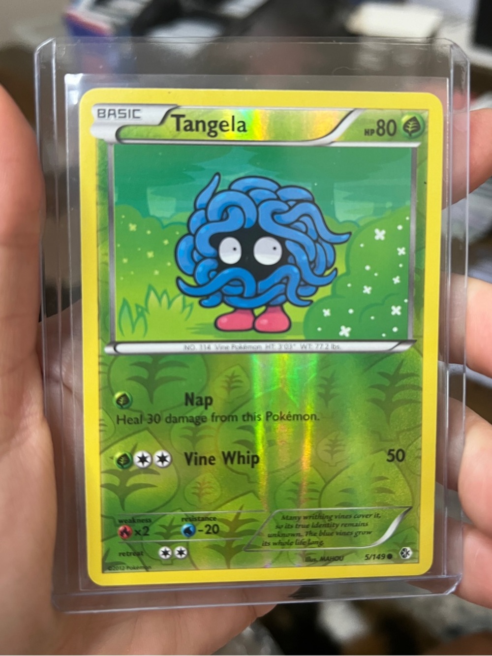 Tangela TCG Pokémon Card  -5/149